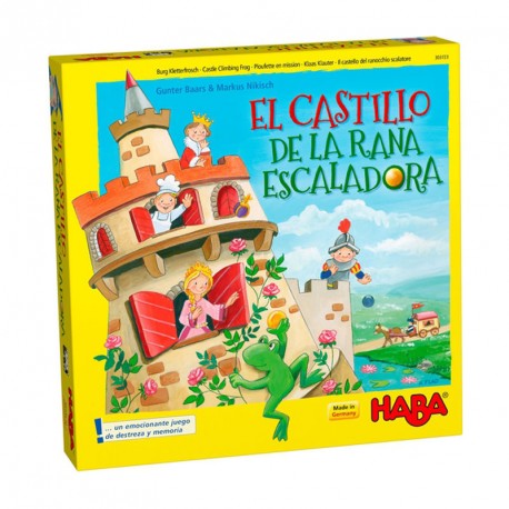 El Castillo de la Rana Escaladora - emocionante juego de destreza y memoria para 2-4 jugadores
