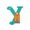 Letra de madera Y - Yorkshire Terrier