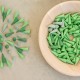 36 piezas en forma de cono de madera para mandalas - Verde