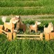 Burro - Animal de granja de madera