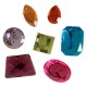 140 Gemas de colores XXL