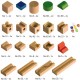 cugolino - Caja de iniciación con 37 bloques de madera