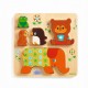Puzzle encajable de madera Woodypile - 6 pzas.