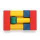 10 bloques de madera de construcción, diferentes medidas yo colores