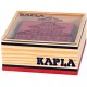 KAPLA color rojo - 40 placas de madera