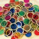 Cèrcols magnètics de colors transparents, 500 unitats