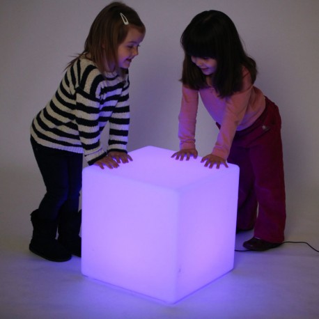 Cubo Sensorial Iluminado 40x40