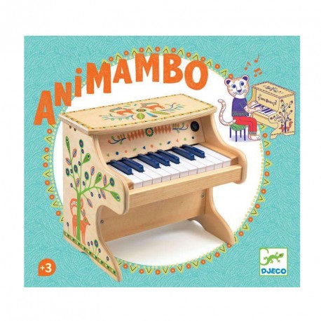 Piano Electrónico Animambo - instrumento de madera