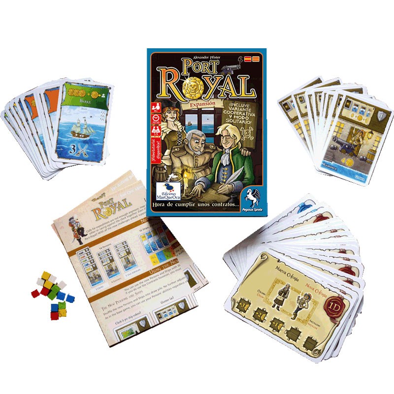 Port Royal - juego de cartas para 2-5 jugadores con ingenio - kinuma.com