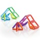 *PowerClix marcs 26 peces imantades transparents - joguina de formes geomètriques