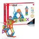 PowerClix marcos 48 piezas imantadas traslúcidas - juguete de formas geométricas