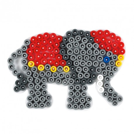 Cajita de Colores Hama Beads de 1000 Unidades Midi 5mm Gris Oscuro