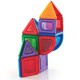 PowerClix sòlids 24 peces imantades transparents - joguina de formes geomètriques