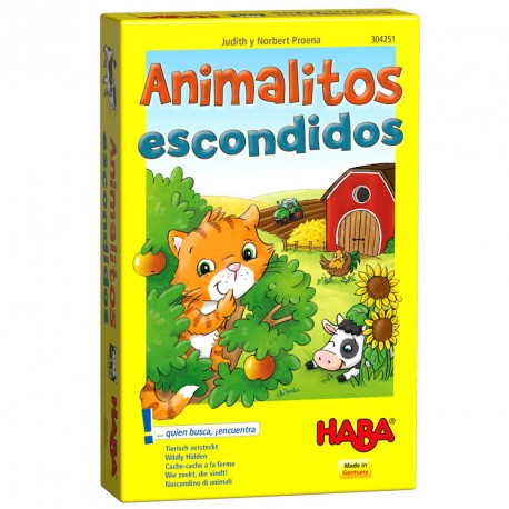 Animalitos Escondidos - animado juego de esconder y buscar para 2-4 jugadores