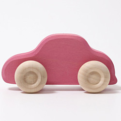 Coche de madera color fresa - gama slimline