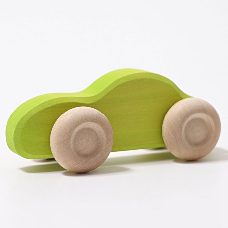 Cotxe de fusta de color verd - gama Slimline