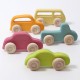 Coche deportivo de madera color verde - gama slimline