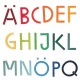 Puzzle letras de madera - Alfabeto