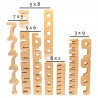 SumBlox Kit Familiar - 43 piezas de madera de haya + ficha de actividades