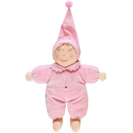 Mi primera muñeca rosa - muñeca de trapo bebé