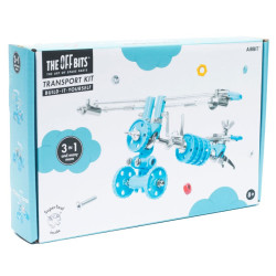 Kit Avión 3 en 1con SuperTool Airbit - juguete de construcción con piezas de repuesto
