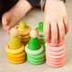 Aguamarina Primavera - juego de madera colores primaverales