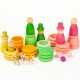 Aguamarina Primavera - juego de madera colores primaverales