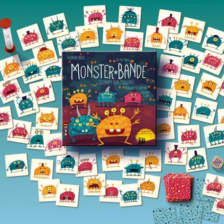 Monster Bande - travieso juego de observación para 2-8 jugadores