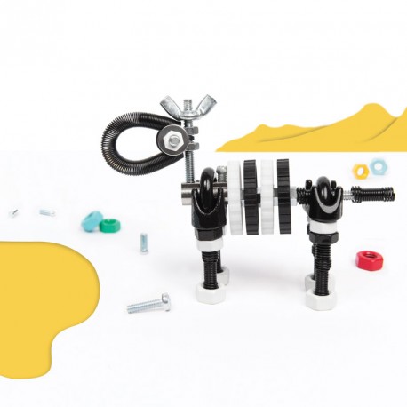 Kit Zebra 3 en 1 amb SuperTool Zebrabit - joguina de construcció amb peces de recanvi