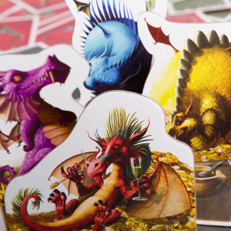 El tesoro de los Dragones- juego de recolección para 3-6 jugadores