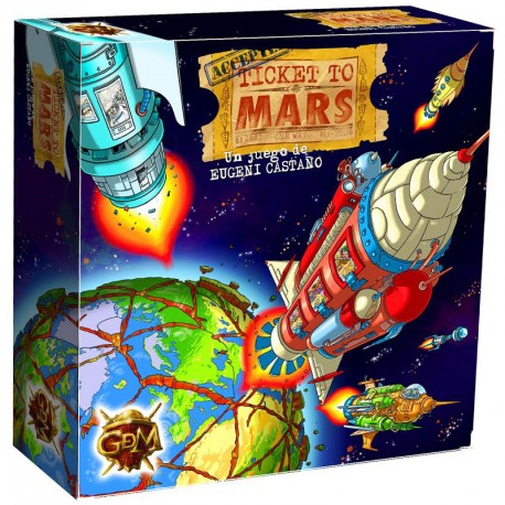 Ticket to Mars - apocalíptico juego de mesa para 2-5 jugadores