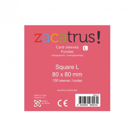 100 Fundes per a cartes - SQUARE L (80  x 80 mm)