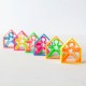 dëna 6 Kids + 6 Houses - muñecos y casas de silicona