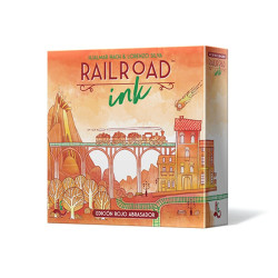 RailRoad Ink Edició Rojo Abrasador - enginyós joc competitiu per a 1-6 jugadors