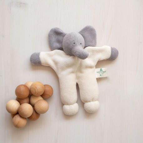 Muñeco Rüssel , elefante de algodón orgánico - LIQUIDACIÓN