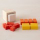 Cubos de Fracciones - juego educativo de madera