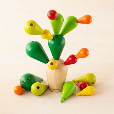 Cactus Equilibrista - Juego de equilibrio de madera