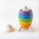 Cohete Espacial - juguete apilable de madera