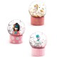 Mini Bolas de Nieve So Cute - Kokeshi