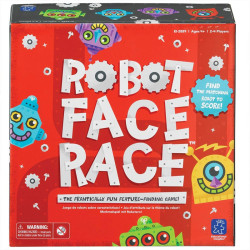 Robot Face Race - carrera d'atributs de robots per a 2-4 jugadors