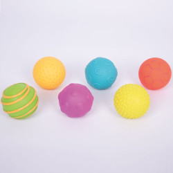 6 Pilotes Sensorials amb textures 6 cm