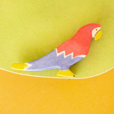 Papagallo - animal de madera