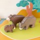 Oso Pardo pequeño - animal de madera