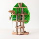 Eco Blocks - Casa de l'arbre per a muntar amb blocs de fusta natural amb escorça