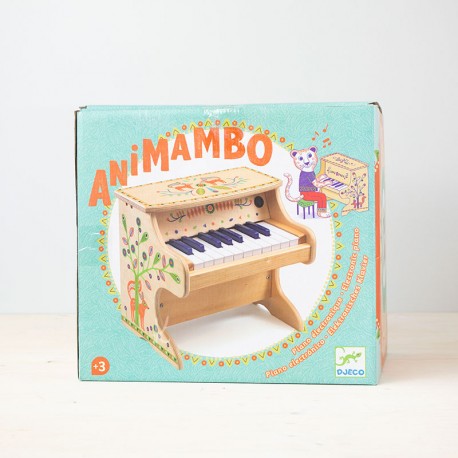 Piano Electrónico Animambo - instrumento de madera