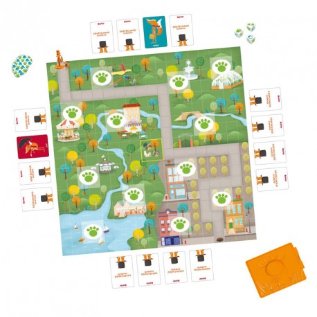 Enxampat - Joc cooperatiu de detectius per a 2-4 jugadors