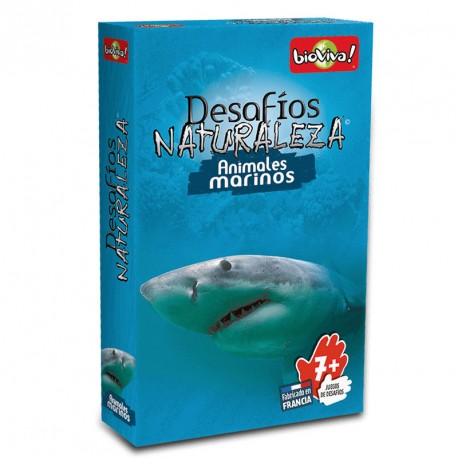 Desafíos de la Naturaleza: Animales marinos - juego de cartas para 2-6 jugadores
