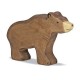 Oso Pardo - animal de madera