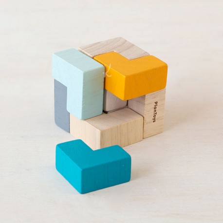 PlanMini - Puzle Cubo 3D de madera