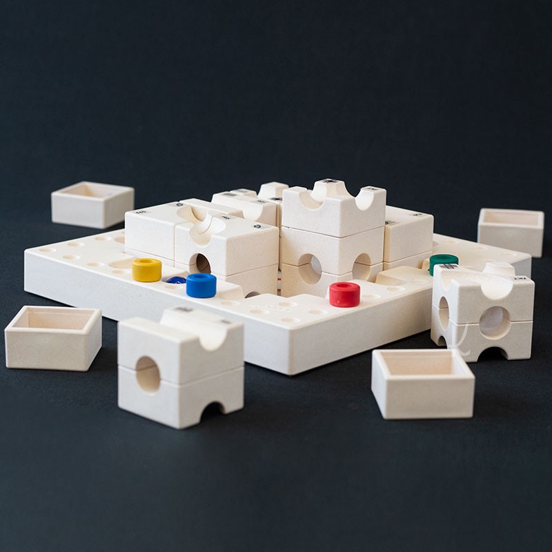 Cuboro Tricky Ways Fasal versión 2.0 - juego de mesa estratégico para 2-4 jugadores